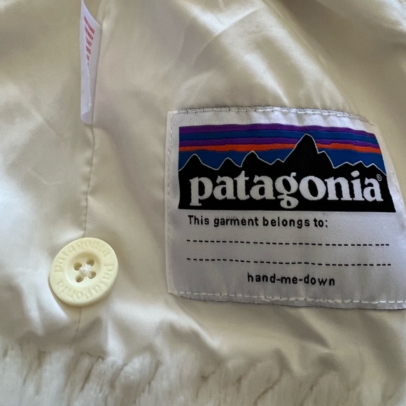 Patagonia Baby  Pelage white Jacket Size 6M - Picture 7 of 7